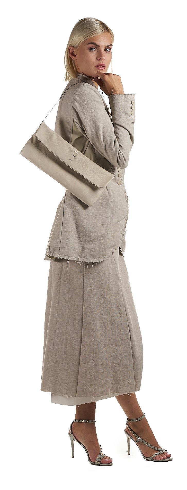 daniele basta leather and silver bags - WEARING